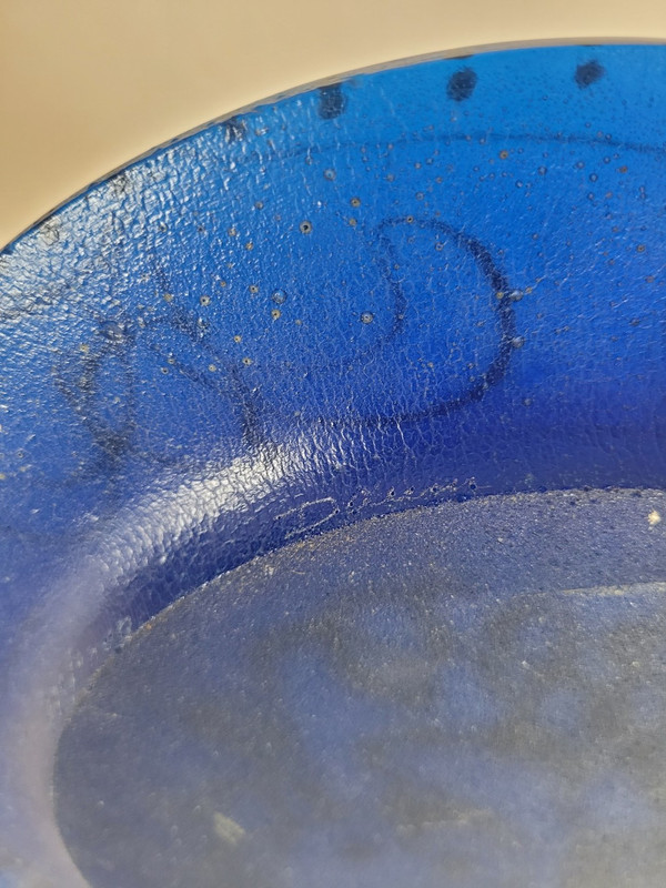 La Triomphale, Plate signed Dali Et Daum, 20th century
