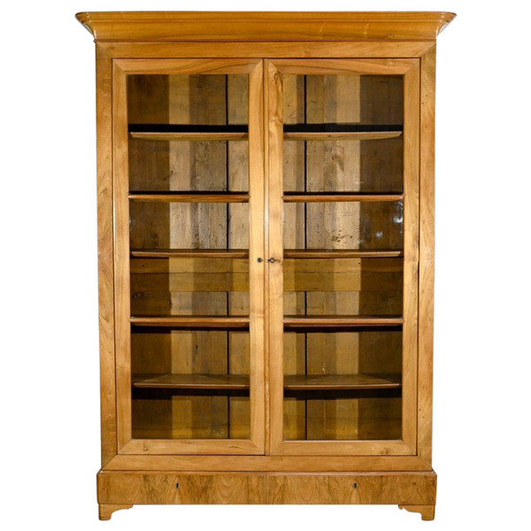 Importante proprietà Biblioteca in noce, periodo di restauro - inizio XIX secolo