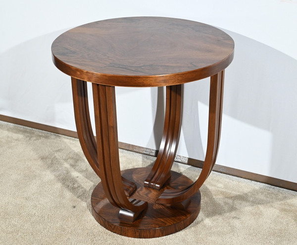 Rosewood pedestal table, Art Deco - 1940