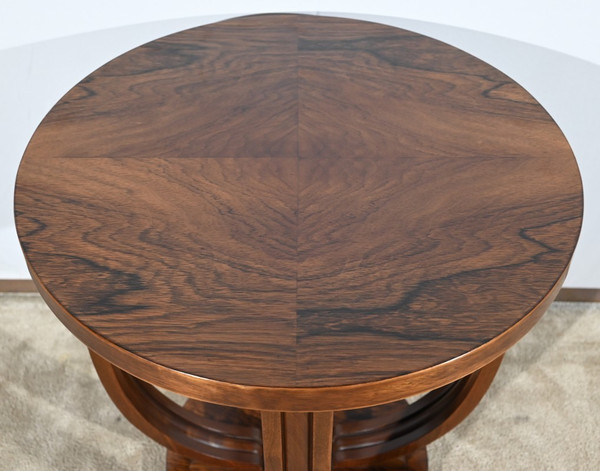 Rosewood pedestal table, Art Deco - 1940