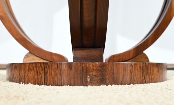 Rosewood pedestal table, Art Deco - 1940