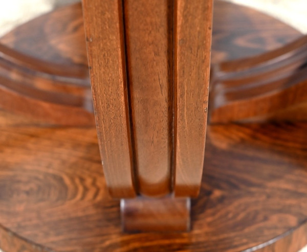 Rosewood pedestal table, Art Deco - 1940