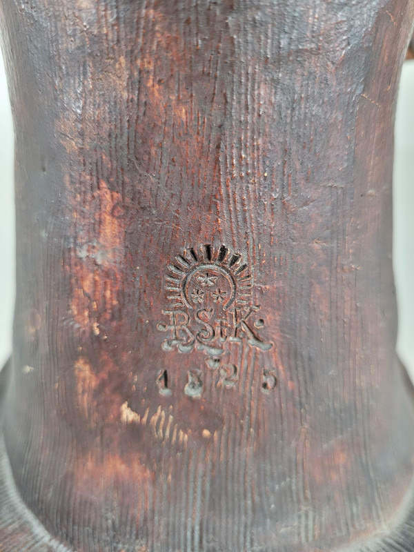 Stellmacher, Busto in Terracotta, Arabo, XIX Secolo