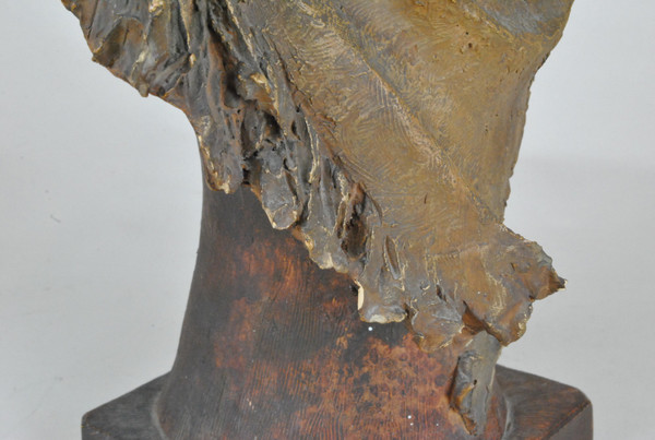 Stellmacher, Busto in Terracotta, Arabo, XIX Secolo