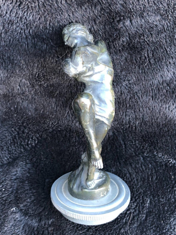 Tappo del radiatore in bronzo di Max Le Verrier - Art Déco