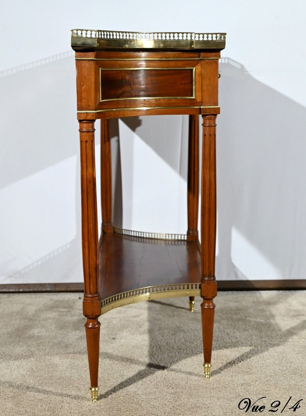 Piccola console in mogano, periodo Luigi XVI - Fine XVIII secolo