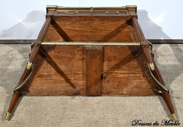 Piccola console in mogano, periodo Luigi XVI - Fine XVIII secolo