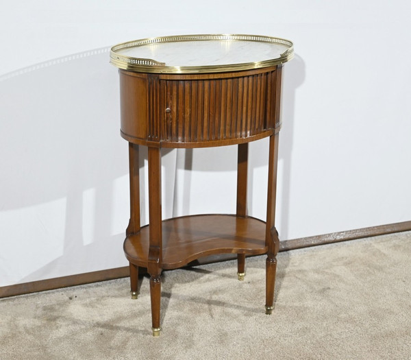 Petite Table Tambour en Acajou, style Louis XVI – Début XXe