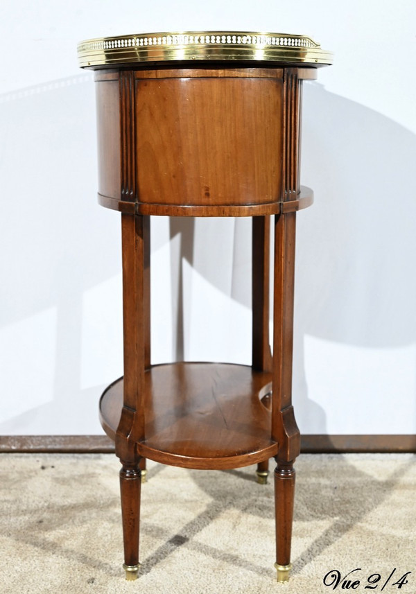 Petite Table Tambour en Acajou, style Louis XVI – Début XXe
