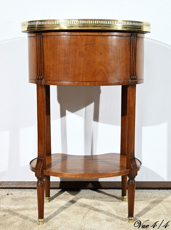 Petite Table Tambour en Acajou, style Louis XVI – Début XXe