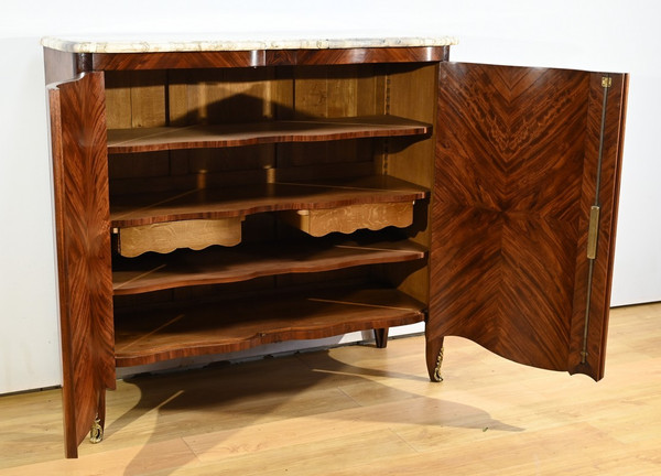Credenza in palissandro e legno di palissandro, stile Luigi XV - Inizio XX secolo