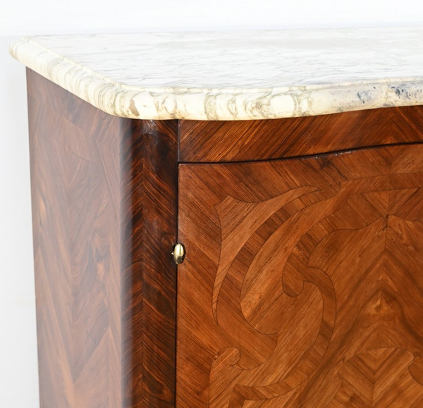 Credenza in palissandro e legno di palissandro, stile Luigi XV - Inizio XX secolo
