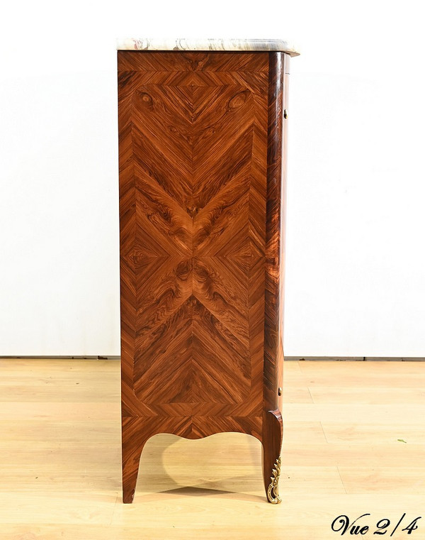 Credenza in palissandro e legno di palissandro, stile Luigi XV - Inizio XX secolo
