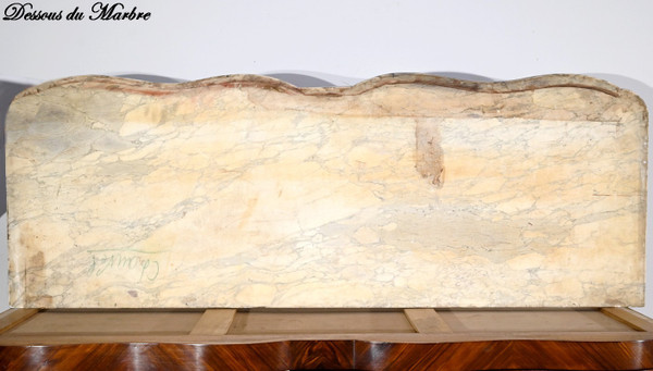 Credenza in palissandro e legno di palissandro, stile Luigi XV - Inizio XX secolo
