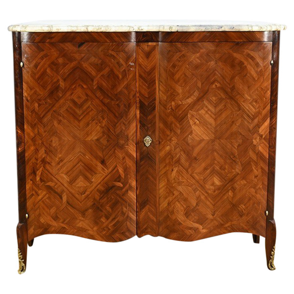 Rosewood and Rosewood Buffet, Louis XV style - Early 20th century