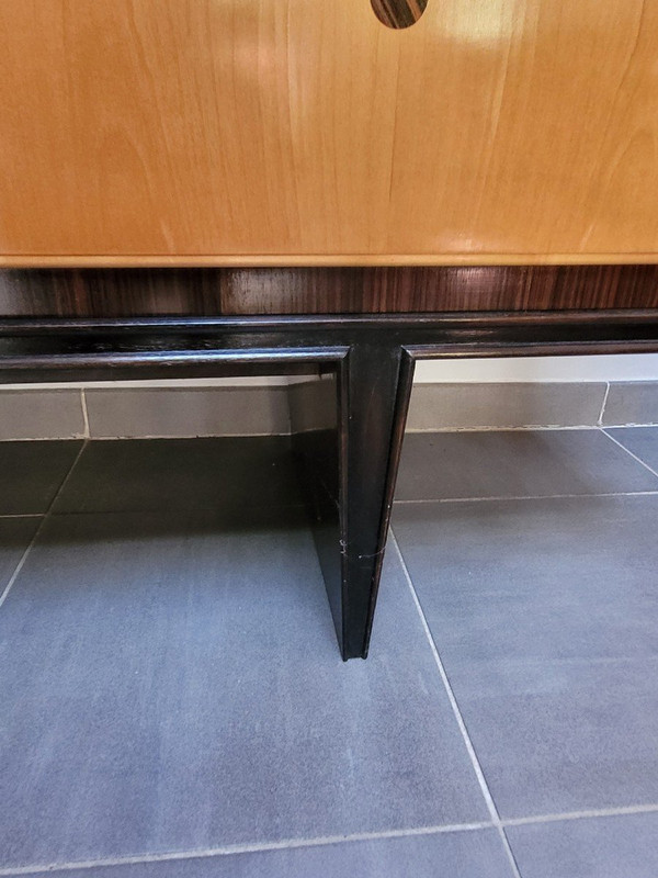 *Offre spéciale  *Sideboard - Exotic Wood Marquetry Bar, 1960s