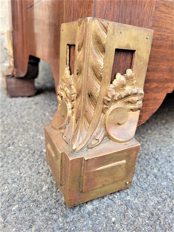 *Offre spéciale  *Grande Secretaire con ribalta in intarsio, fine XIX secolo