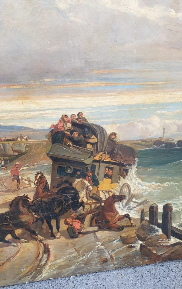 Der Sturm, Öl auf Leinwand, 19. Jahrhundert