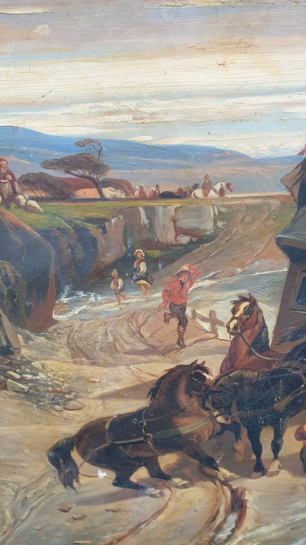 Der Sturm, Öl auf Leinwand, 19. Jahrhundert