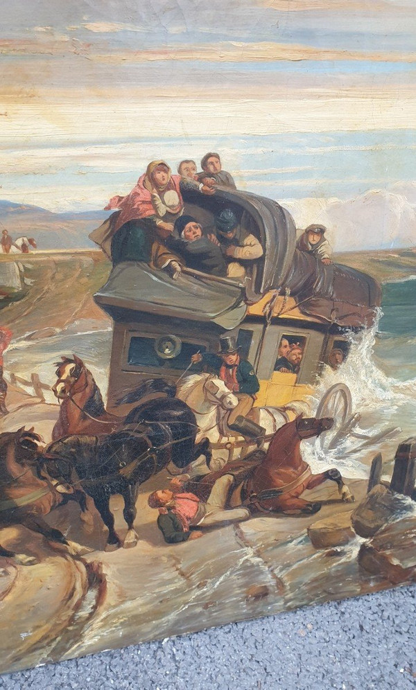 Der Sturm, Öl auf Leinwand, 19. Jahrhundert
