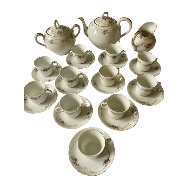 Porcelain coffee set