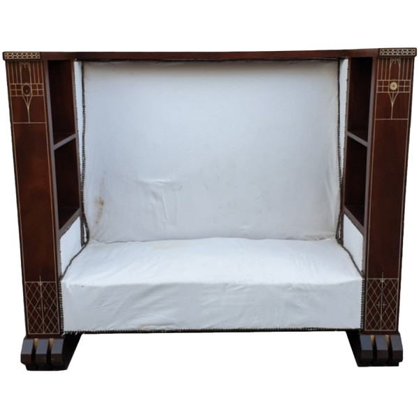 *special offer* Large Jungendstil Bench, Center, Late 19th Early 20th Century