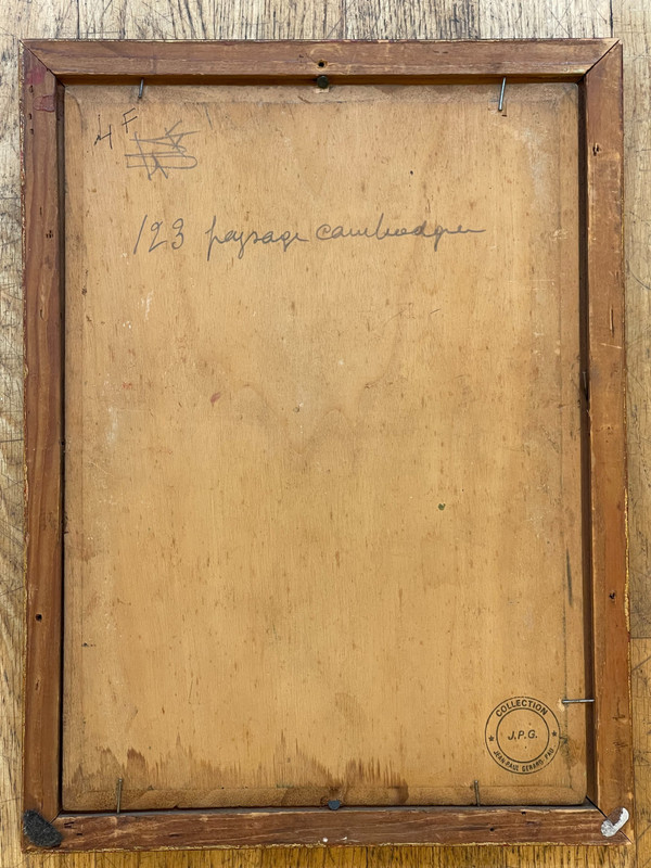  LAFUGIE Léa (1890-1972), portrait d’une jeune Cambodgienne