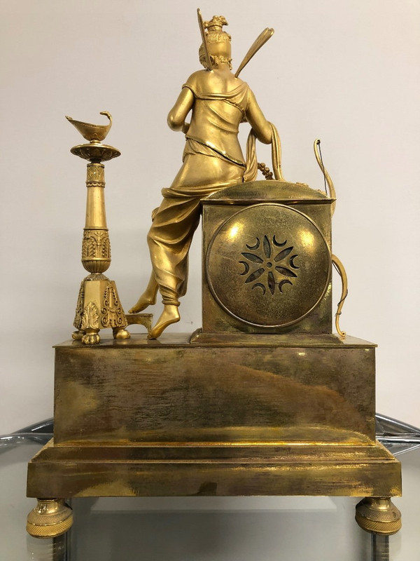 Gilt Bronze Pendulum Empire Restoration