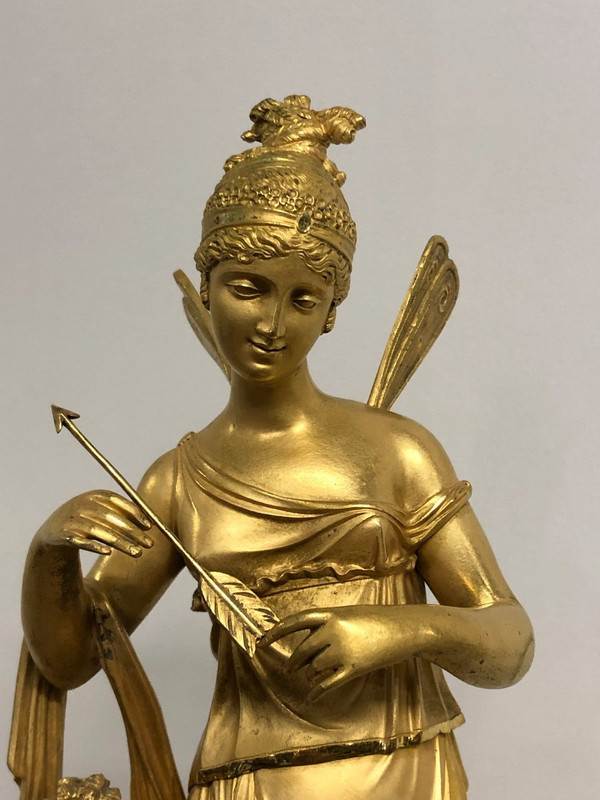 Gilt Bronze Pendulum Empire Restoration