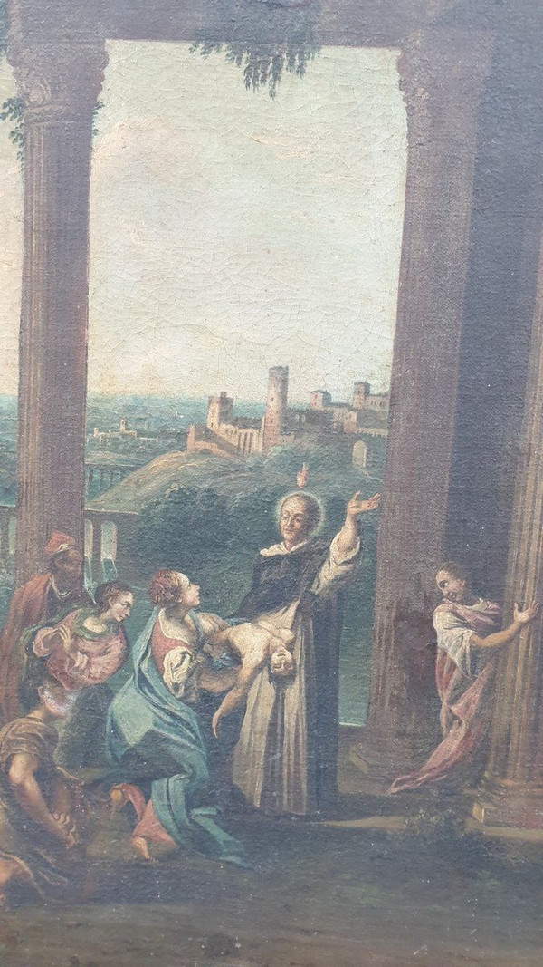 Miracles De Saint Vincent Ferrer, Ecole XVIIIème Siècle