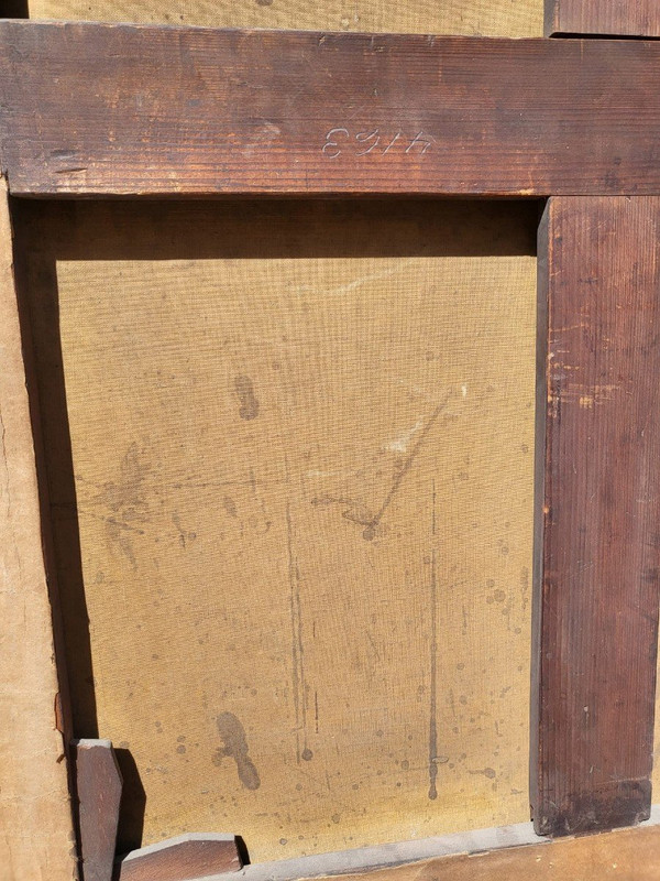 Porträt einer jungen Frau, Öl auf Leinwand, 19. Jahrhundert