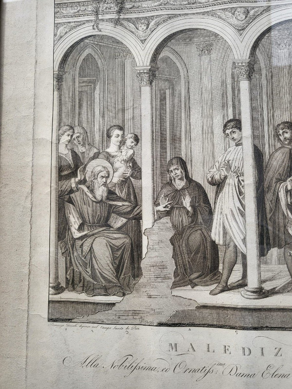Suite Of 3 Engravings, Camisanto de Pisa, Lasinio and Molini Landi & Cie, Empire period