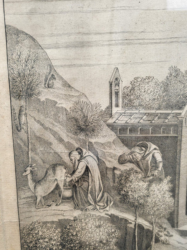 Suite Of 3 Engravings, Camisanto de Pisa, Lasinio and Molini Landi & Cie, Empire period