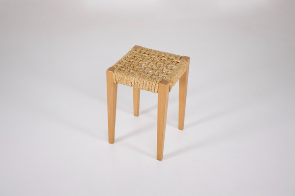 Sgabello in corda Audoux-Minet