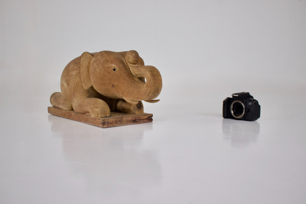 Elefante intagliato, Birmania