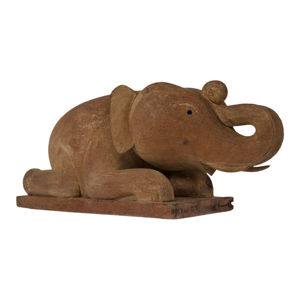 Elefante intagliato, Birmania