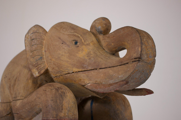 Geschnitzter Elefant, Birma.