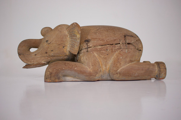 Geschnitzter Elefant, Birma.