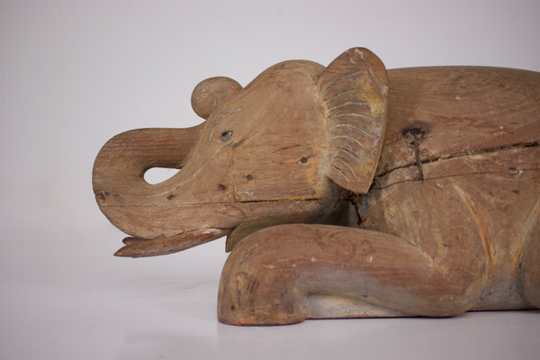Geschnitzter Elefant, Birma.
