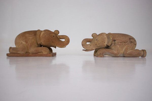 Geschnitzter Elefant, Birma.