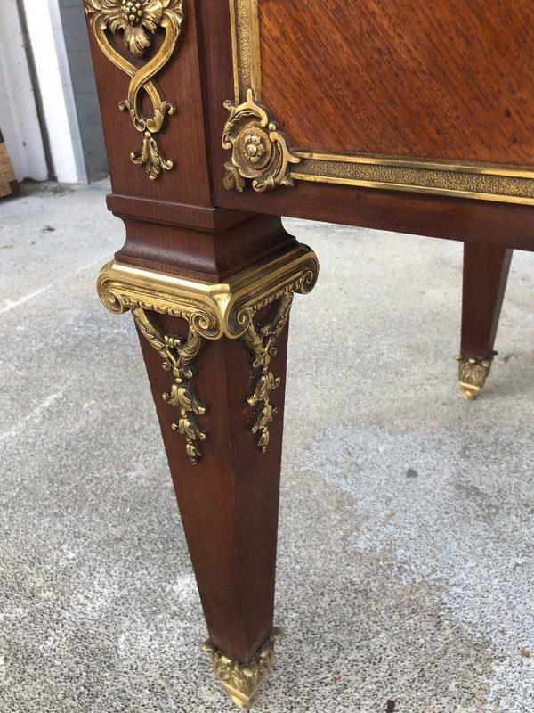 Bureau Plat style Louis XIV  Napoléon III Fabrication Krieger Faubourg Saint Antoine  Vers 1850