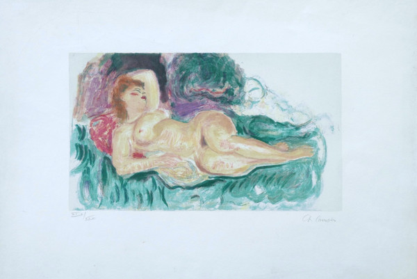 Charles CAMOIN, Femme nue allongée