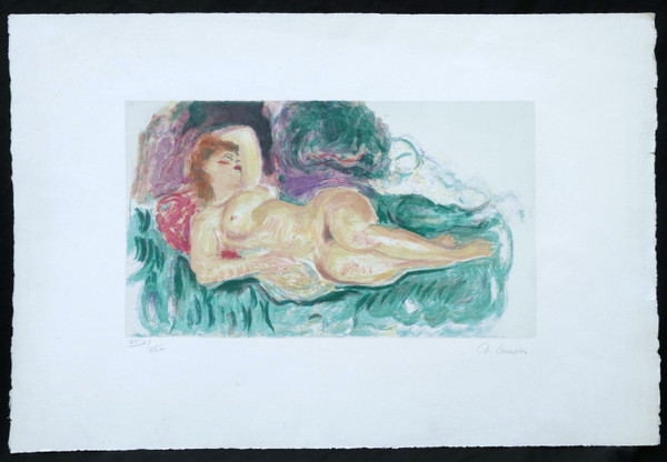 Charles CAMOIN, Femme nue allongée