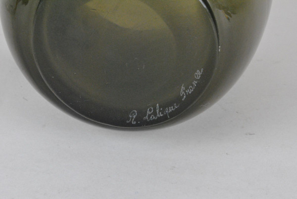 R Lalique, Vase Albert Ou Aux 'têtes De Faucons', Art Nouveau, 20th century