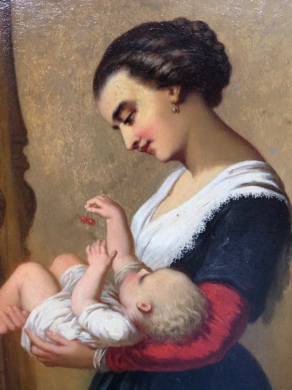 Désiré Oscar Van Franckenberg ( 1822- 1907) Huile Sur Panneau - XIXéme