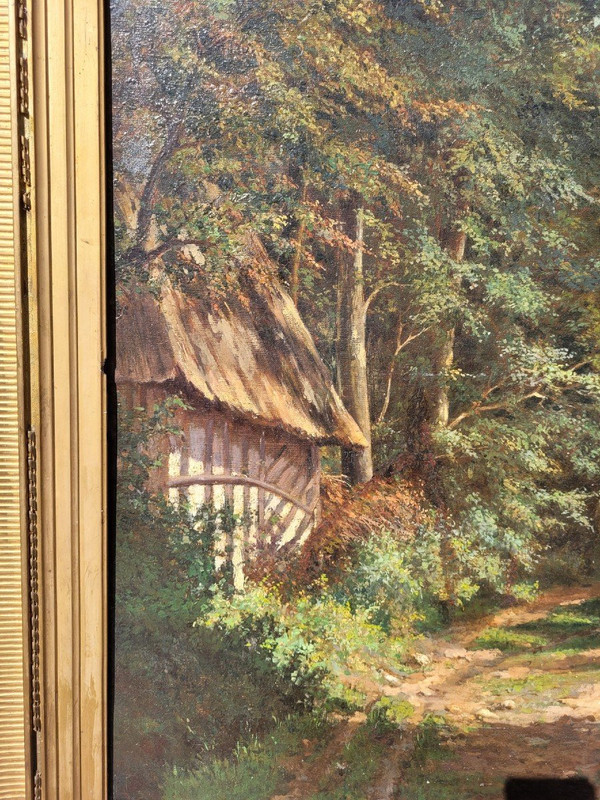 Ecole De Barbizon, Paysage De Sous-bois, XIXème Siècle