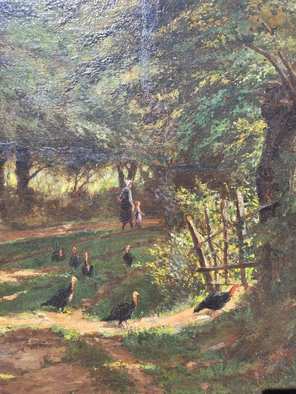 Ecole De Barbizon, Paysage De Sous-bois, XIXème Siècle