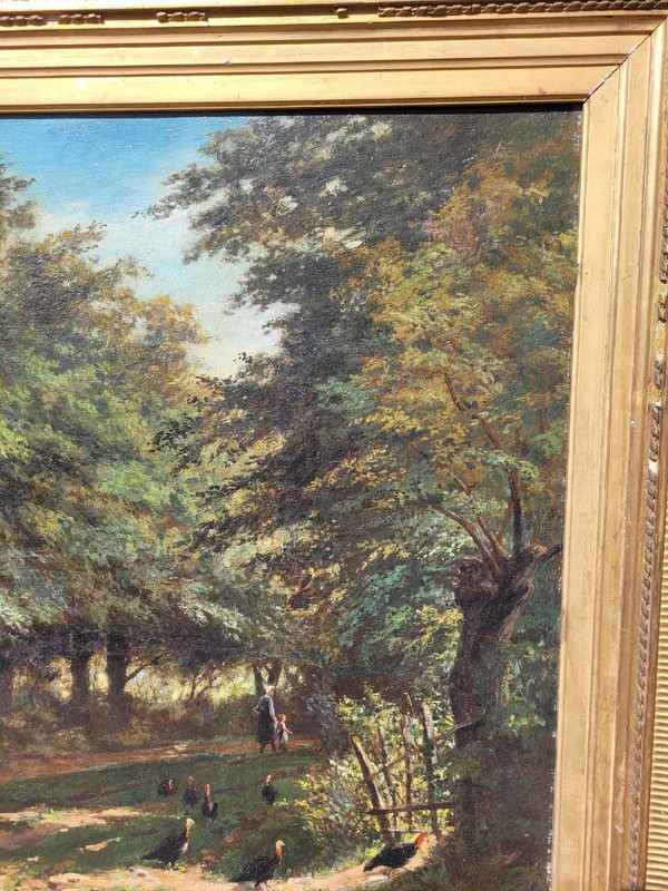 Ecole De Barbizon, Paysage De Sous-bois, XIXème Siècle