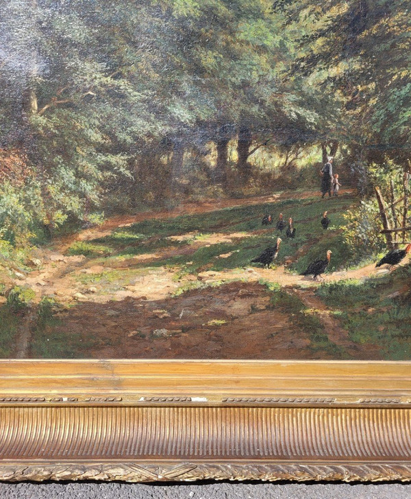 Ecole De Barbizon, Paysage De Sous-bois, XIXème Siècle