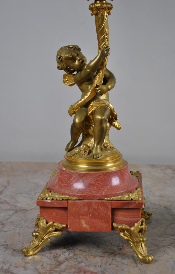 *special offer*2 candelabri in bronzo per bambini
